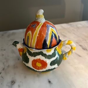 Anthropologie Ikat Collection “Magic” Creamer